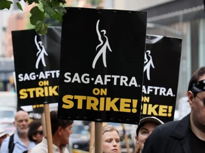 SAG members are demanding better pay and working conditions in the changing landscape of streaming and emerging AI technology.