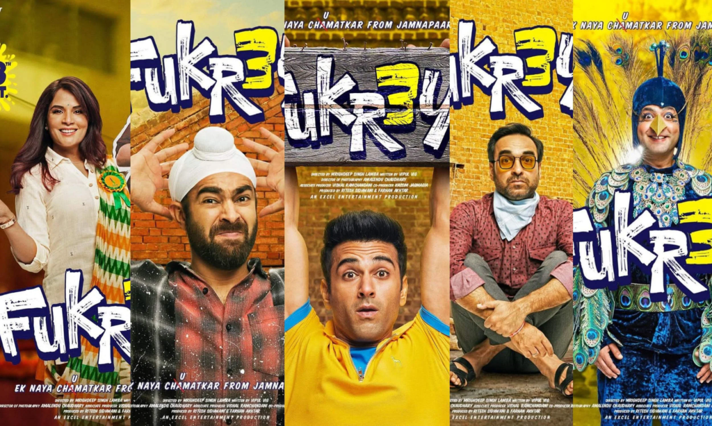 Richa Chadha, Pankaj Tripathi, and Varun Sharma Star in New Posters for Fukrey 3